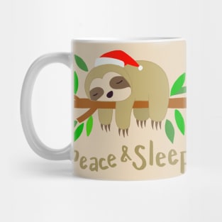 Peace & Sleep! Sloth! Mug